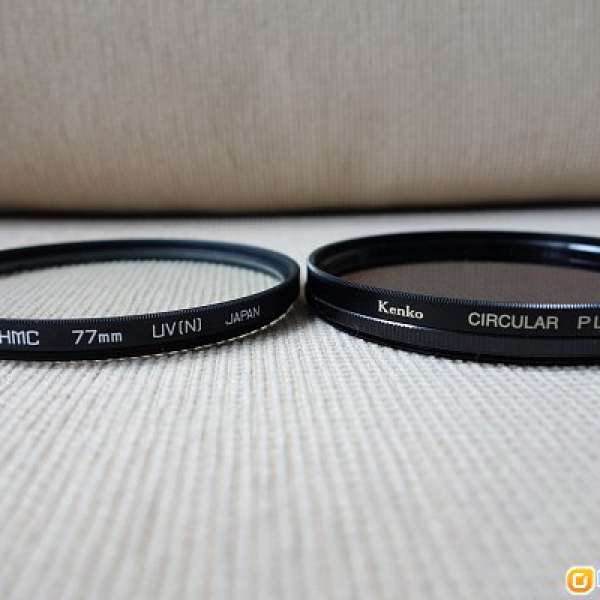 Hoya Kenko UV CPL filters 67 77 mm