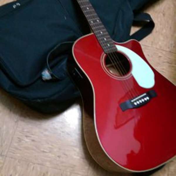 FENDER Acoustics Sonoran SCE (apple red) 九成新 好少用