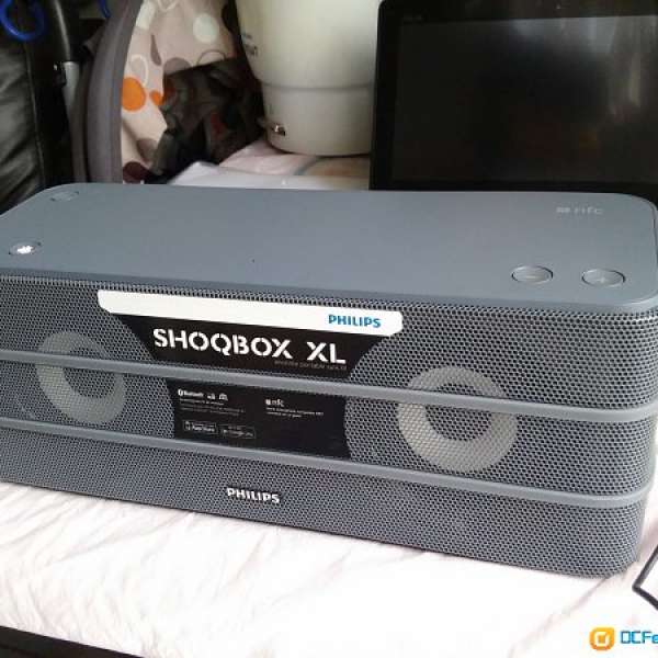 99% New Philips SHOQBOX XL SB8600藍牙 可攜式立體聲揚聲器 喇叭 hong goods