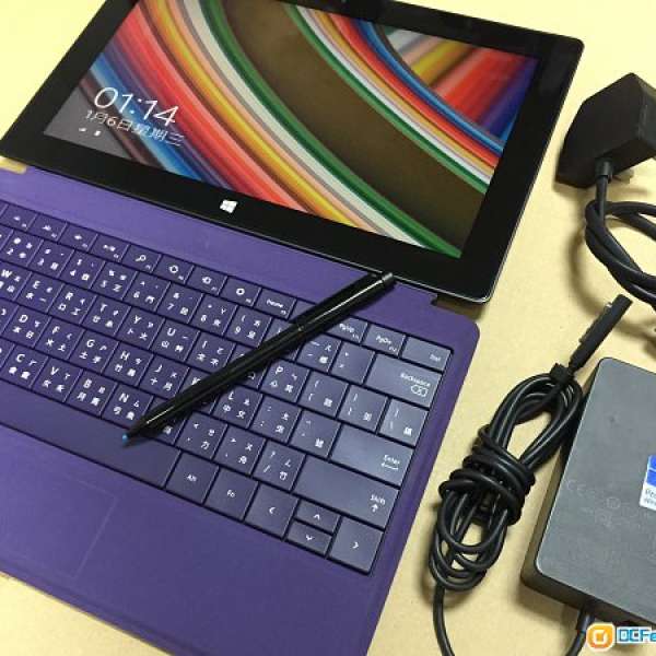 Surface Pro 2 128G 4300U i5 有筆有keyboard