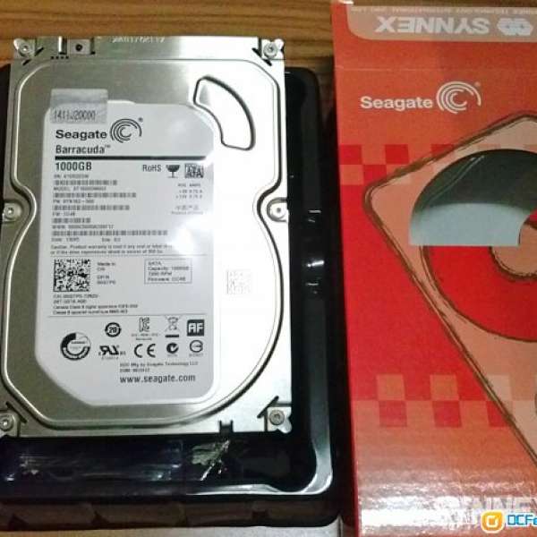 Seagate 1TB ST1000DM003 3.5吋 桌面硬碟