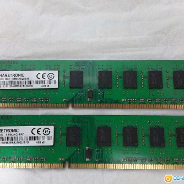 Lenovo 跟機 Ram DDR3 1600 4G x 2