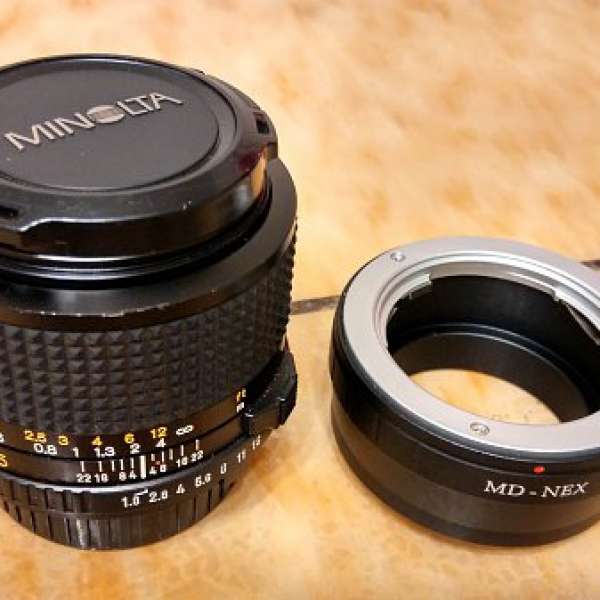 Minolta MD 35mm f/1.8 (漫步者) (連adapter, 合A7系列用)