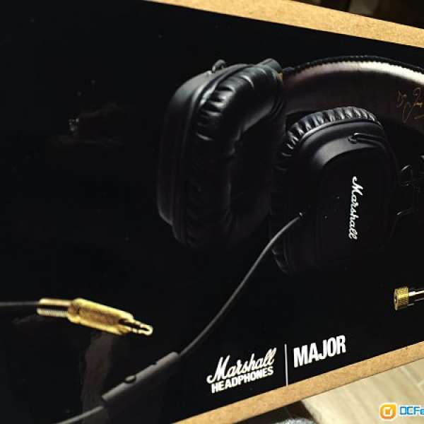 [全新] Marshall Headphones Major Black 耳機