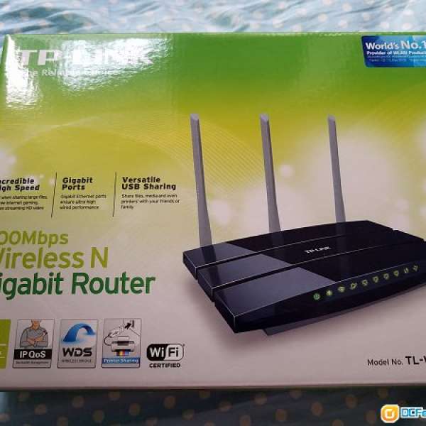 二手 TPLINK TL-WR1043ND 100/1000M router