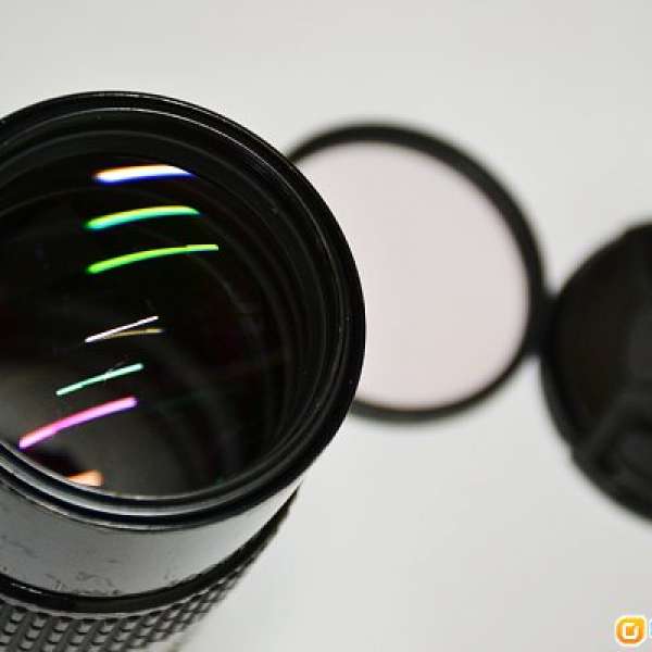 平放手動Nikon Ais 135mm F2.8 Nikkor Lens.