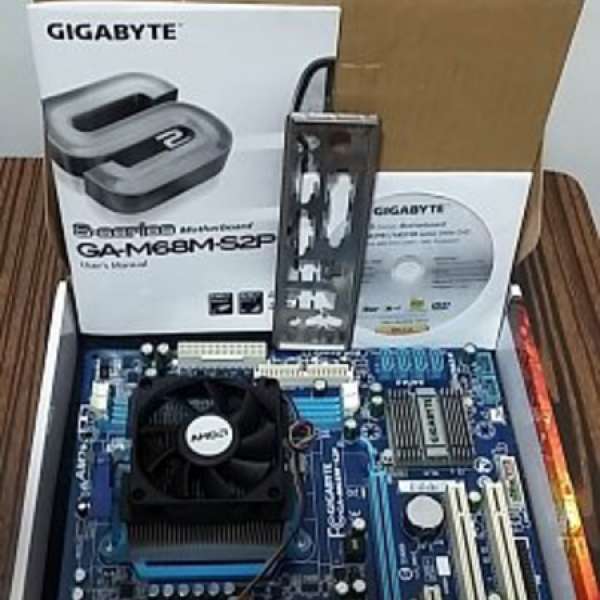 Gigabyte M68M-S2P, AMD athlon 64x2 4000+, SB Audigy value