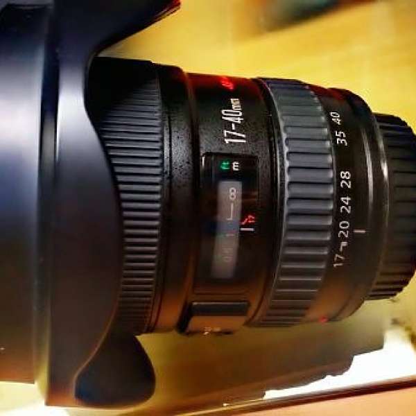 Canon EF 17-40mm f/4L 90%new