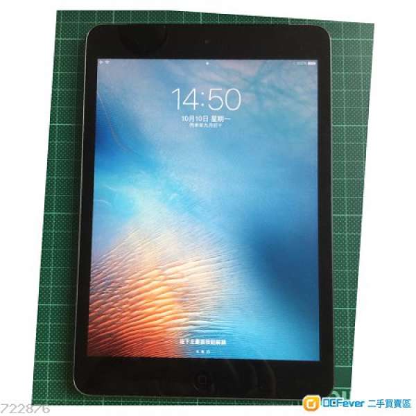 iPad mini 2 16GB Wi-Fi + Cellular 4G LTE 太空灰行貨，淨機無配件