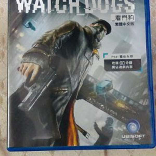 PS4 二手 中文版 Watch Dogs 看門狗 冇花 冇code