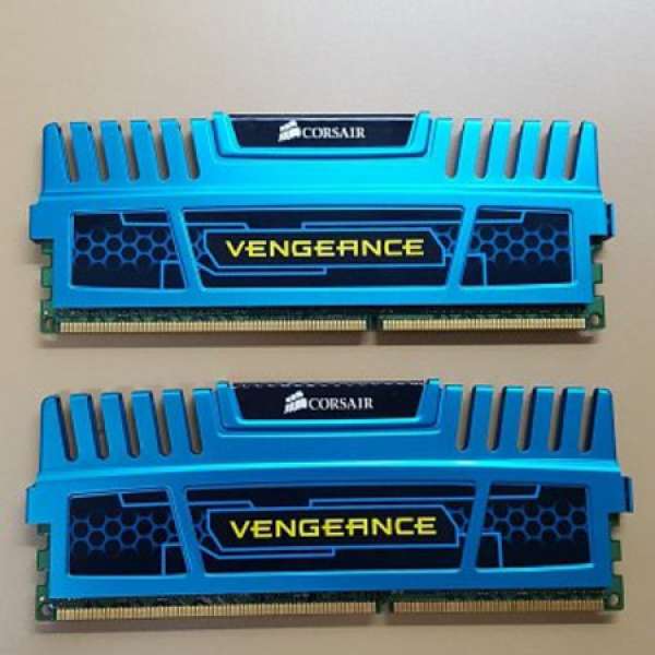 99% 新 Corsair Vengeance DDR3 1600 (4Gb x2) pack