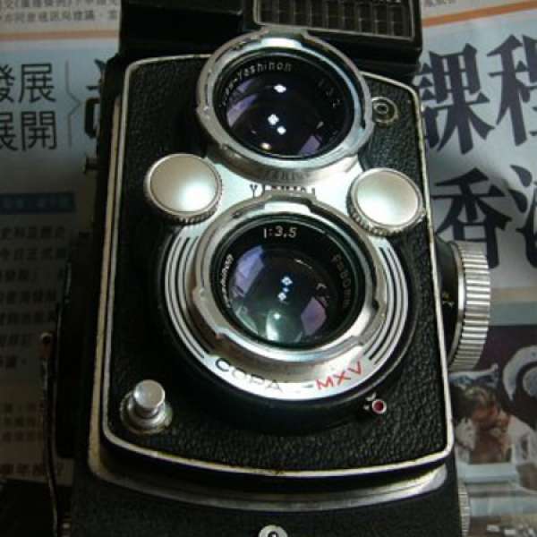 雅西卡Yashica MAT LM 特供研究6cm2膠卷用戶 全機械. 有測光表 無需電池