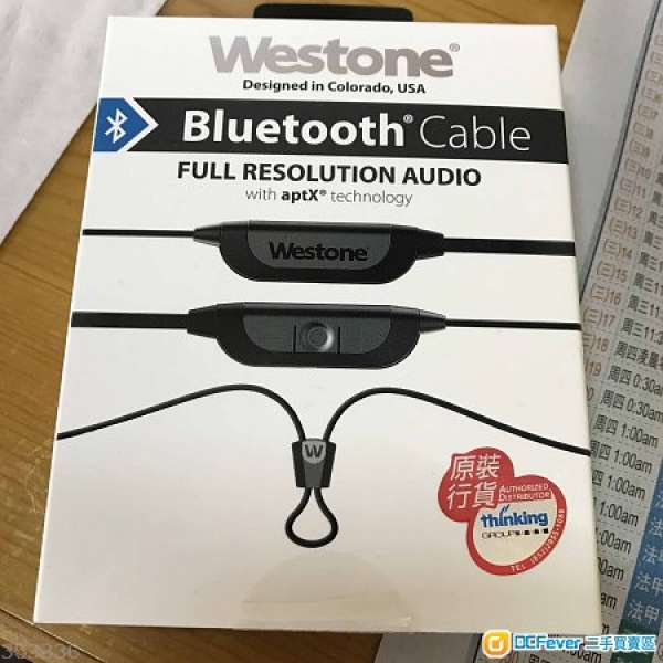 Westone buletooth cable 藍芽耳機線 (mmcx, SHURE適用)