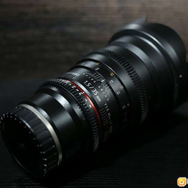 Samyang 35mm T1.5 AS UMC VDSLR II Cine Lens (Sony E-Mount)