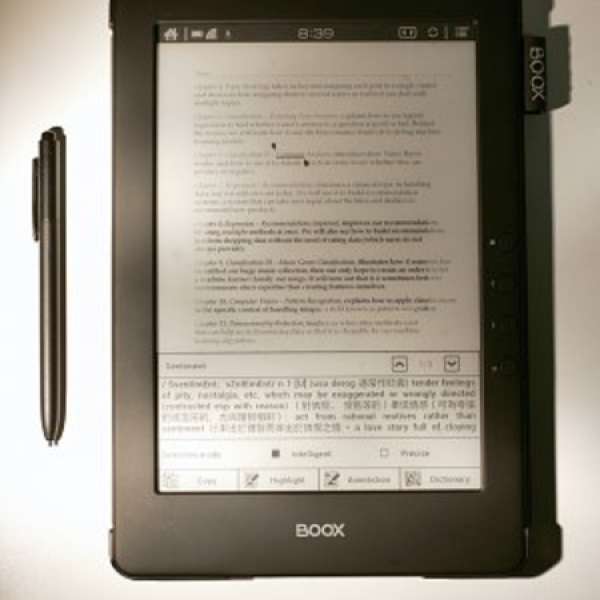 BOOX 9.7吋 eInk電子書 N96 Android系統 有手寫筆 睇notes pdf 漫畫一流