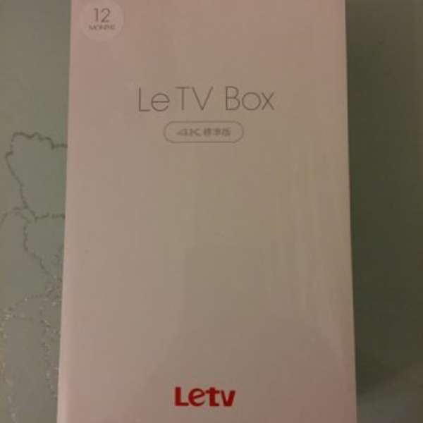 全新Le TV Box 4k 標準版連12個月