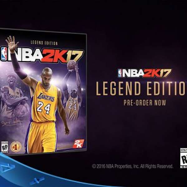 出售ps4 2k17 legend edition 紫色