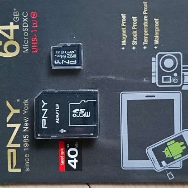 全新64GD micro SD 連adapter