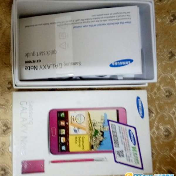 Samsung Note N7000 粉紅色
