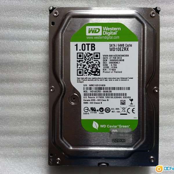 WD 1TB SATA/64MB