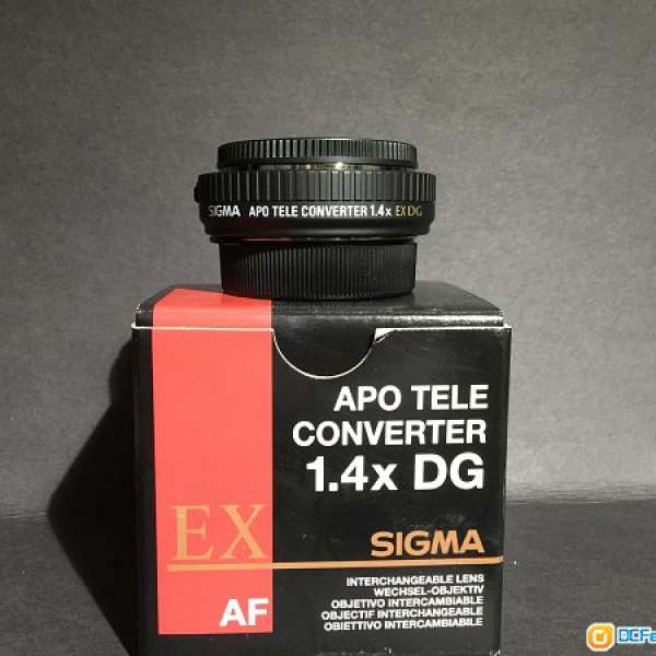 Sigma APO TELE CONVERTER 1.4x EX DG (Nikon mount)