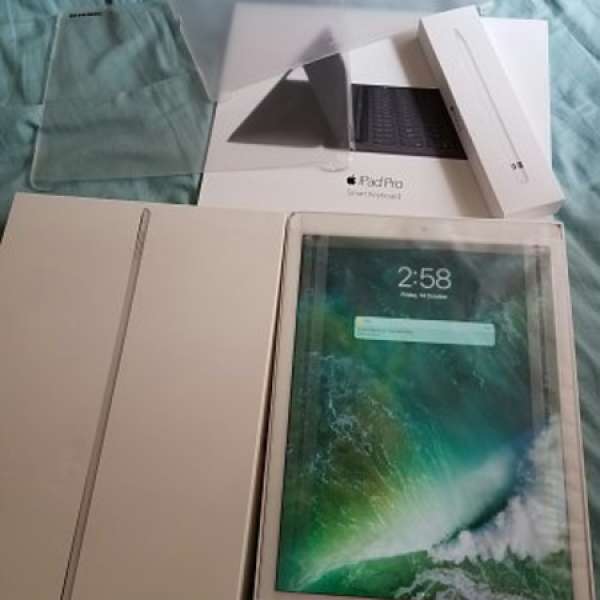 Ipad Pro 12.9 (128GB - Wifi) + Keyboard + Pen + 2 Cases