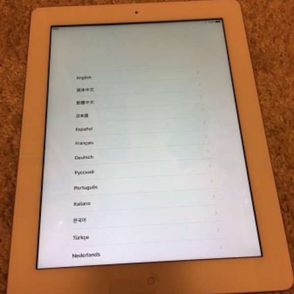 Ipad4 白色 16GB wifi版