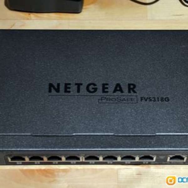 Netgear FVS318G ProSafe 8埠 Giga 1000M VPN 防火牆