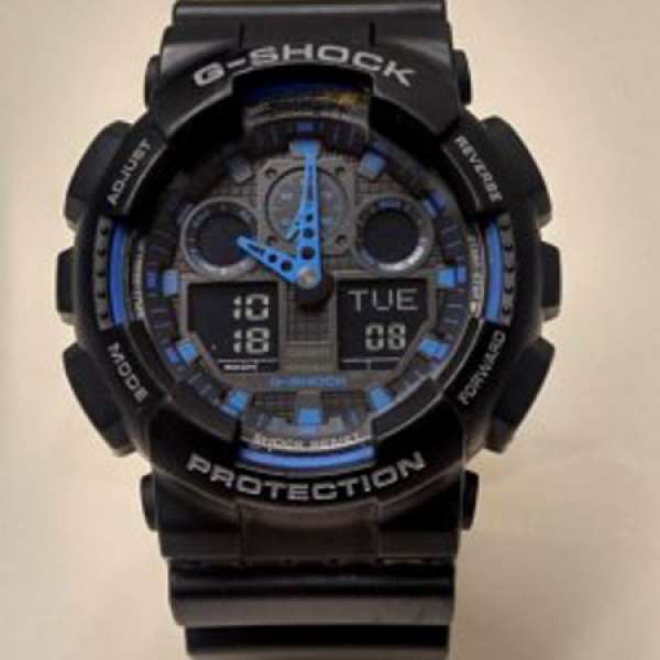80% Casio G-Shock GA-100-1A2 表