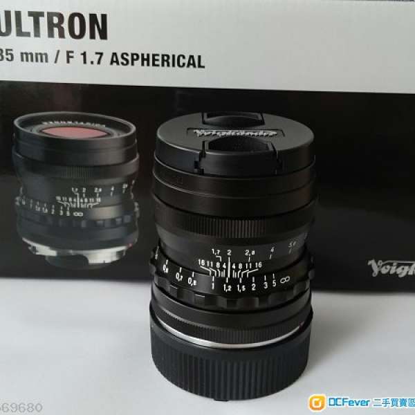 Voigtlander Ultron 35mm f1.7(Black) 99%new