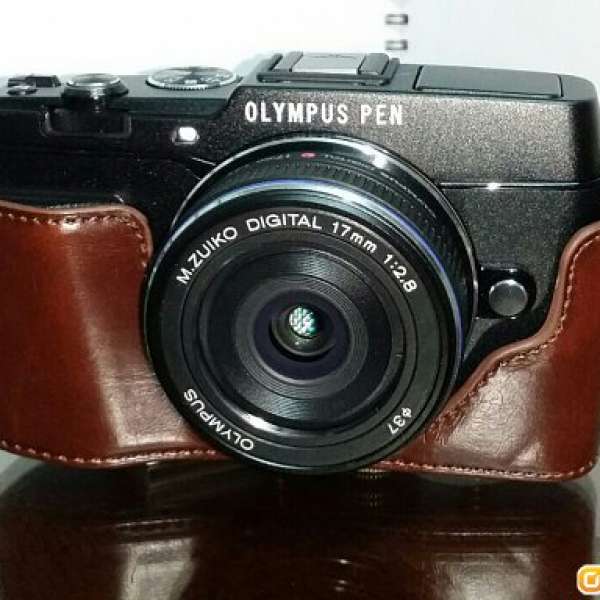 Olympus E-P5 啡色相機套連相機帶