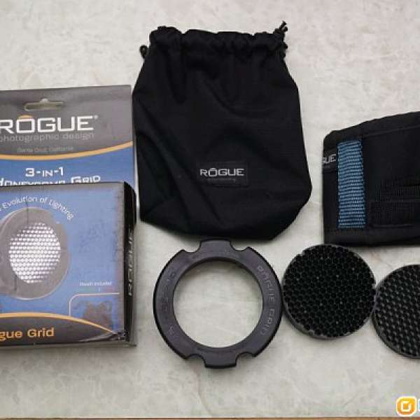 Rogue Flash Grid 3-in-1 蜂巢 + Rogue Grid Gels