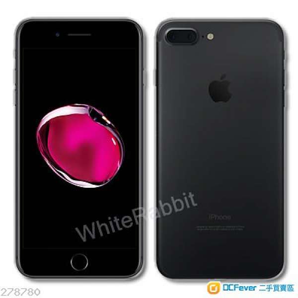 全新未開 香港蘋果行貨 Apple iPhone 7 Plus 5.5"吋 32GB 黑色(Black Color) 有兩部