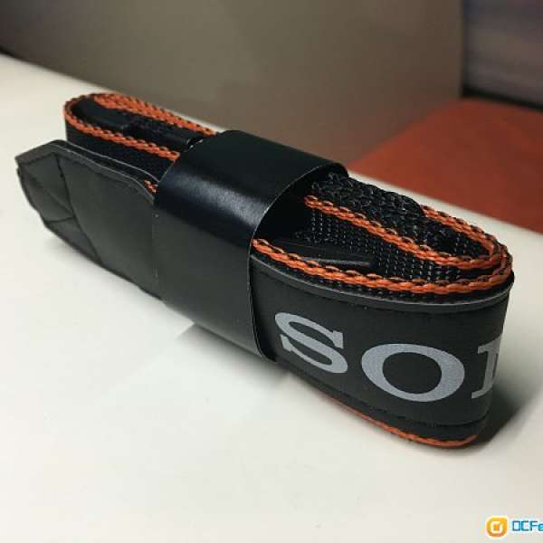 Sony  橙邊黑帶 相機帶 camera strap 全新原裝 100%new
