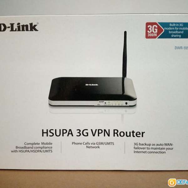 D-Link DWR-555 HSUPA 3G VPN Wireless Router