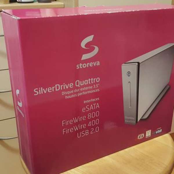 全新未用 Storeva SilverDrive Quattro external hd case