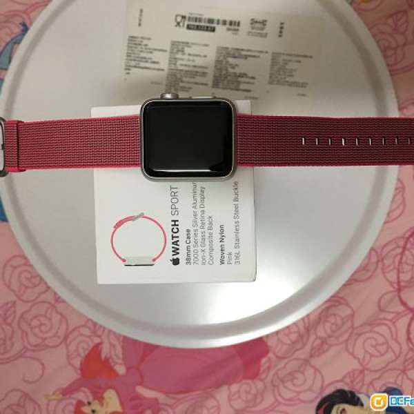 Apple Watch Woven Nylon Pink 38mm錶帶 (只出售錶帶）