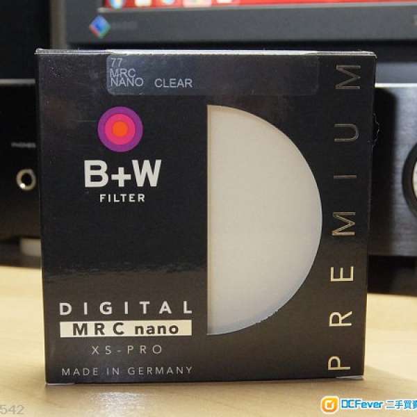 B+W 77mm Digital MRC nano XS-Pro Clear Filter (最頂級保護鏡)