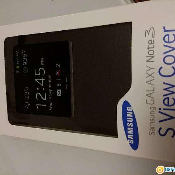 99 %新原裝三星 Samsung Note 3 S view cover 黑色