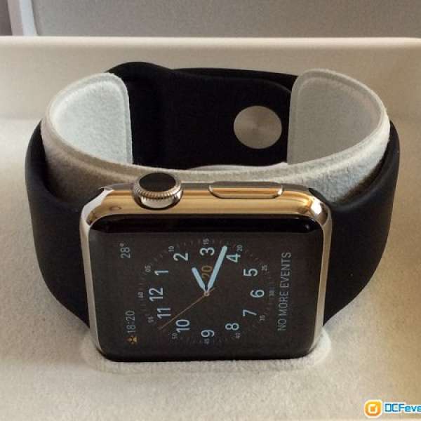 Apple Watch S1 38mm 不銹鋼殼 有保