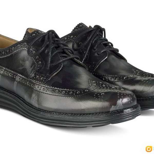 Cole Haan Lunargrand Camo Wingtip Shoes 皮鞋