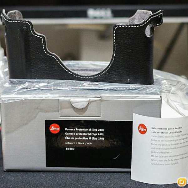 Leica half case black 14880 $300