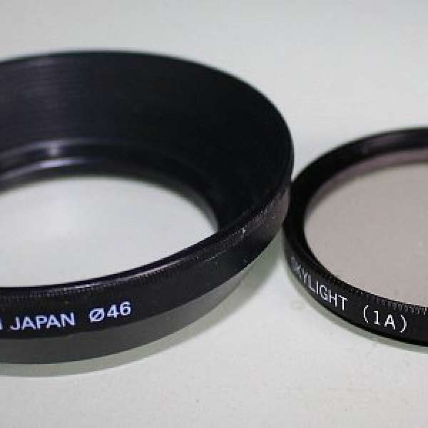 46mm遮光罩及filter