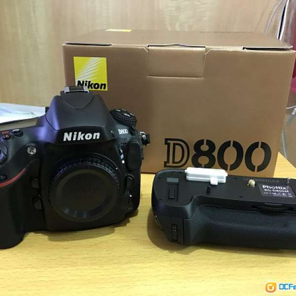 出售Nikon D800 Body 行貨 MIJ (沒保) 九成新 $8600 不議價