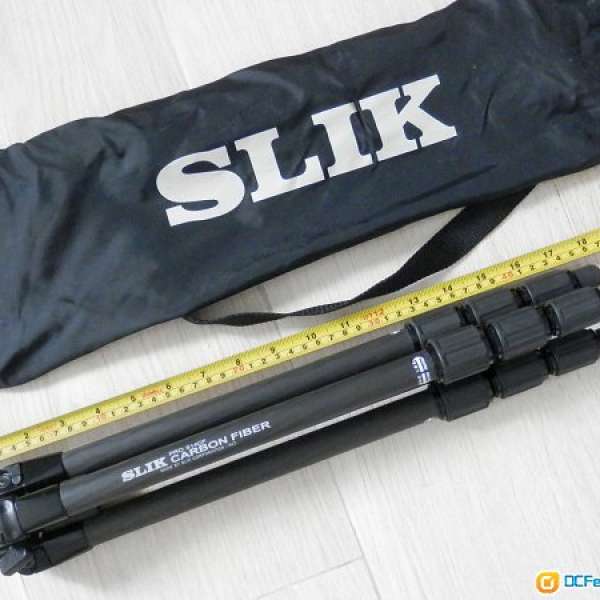 日本SLIK CF-614 碳腳 carbon fibre tripod