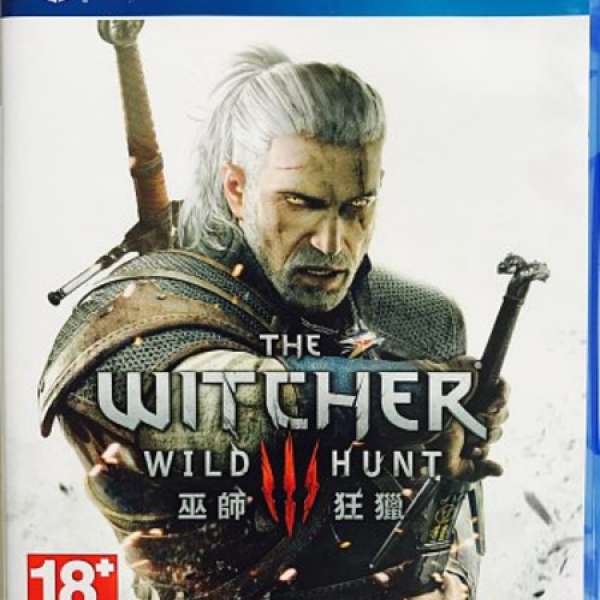 PS4 Game 遊戲碟The Witcher 3 Wild Hunt 中文版 巫師狂獵