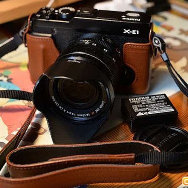 Fujifilm x-e1 kit set (xf 18-55 lens)