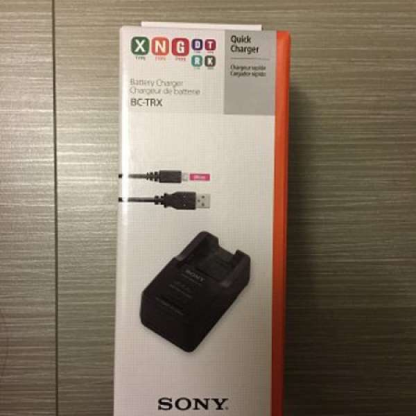 全新 Sony BC-TRX/C/CEK BX1 RX100 快速電池充電器 連USB線