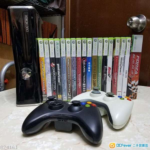 XBOX 360 Slim 連 19 x Games