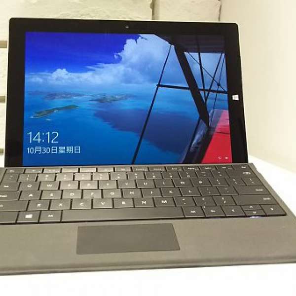 Microsoft Surface 3 full set 4GB & 128GB SDD with type cover 90% New